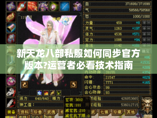 新天龙八部私服如何同步官方版本?运营者必看技术指南