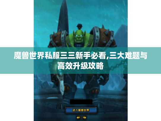 魔兽世界私服三三新手必看,三大难题与高效升级攻略