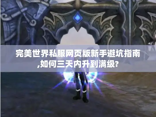 完美世界私服网页版新手避坑指南,如何三天内升到满级?