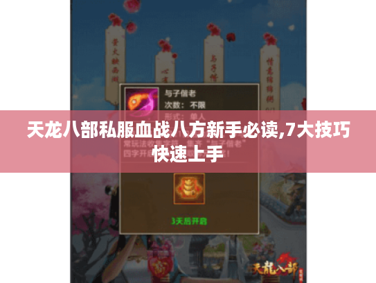 天龙八部私服血战八方新手必读,7大技巧快速上手 天龙八部私服血战八方新手必读,7大技巧快速上手