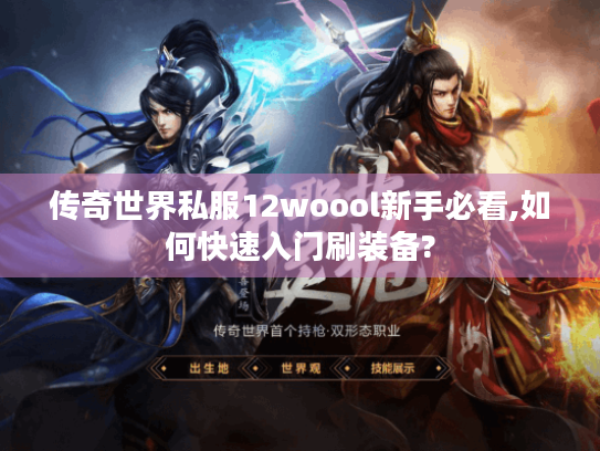 传奇世界私服12woool新手必看,如何快速入门刷装备? 传奇世界私服12woool新手必看,如何快速入门刷装备?