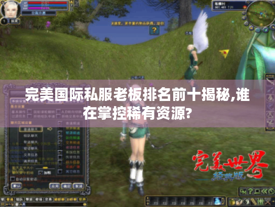 完美国际私服老板排名前十揭秘,谁在掌控稀有资源? 完美国际私服老板排名前十揭秘,谁在掌控稀有资源?