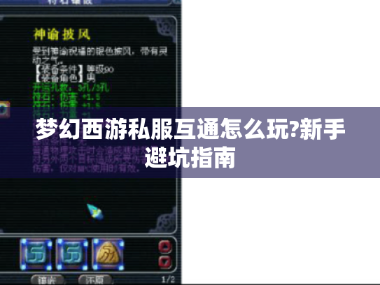 梦幻西游私服互通怎么玩?新手避坑指南 梦幻西游私服互通怎么玩?新手避坑指南