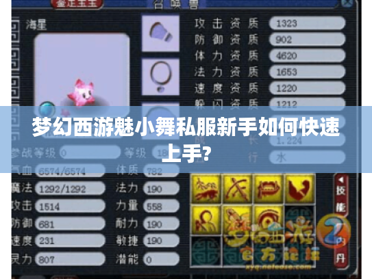 梦幻西游魅小舞私服新手如何快速上手? 梦幻西游魅小舞私服新手如何快速上手?