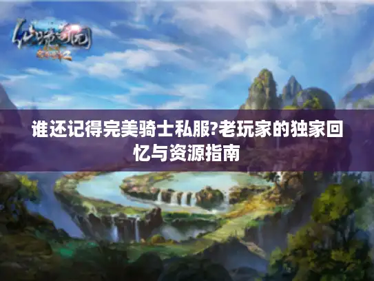 谁还记得完美骑士私服?老玩家的独家回忆与资源指南