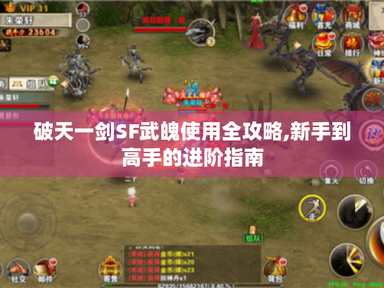 破天一剑SF武魄使用全攻略,新手到高手的进阶指南 破天一剑SF武魄使用全攻略,新手到高手的进阶指南