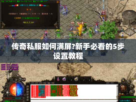 传奇私服如何满屏?新手必看的5步设置教程 传奇私服如何满屏?新手必看的5步设置教程