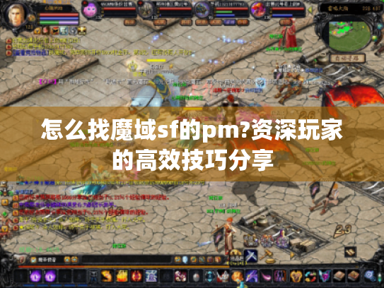 怎么找魔域sf的pm?资深玩家的高效技巧分享