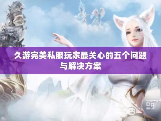 久游完美私服玩家最关心的五个问题与解决方案