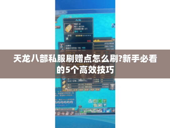 天龙八部私服刷赠点怎么刷?新手必看的5个高效技巧 天龙八部私服刷赠点怎么刷?新手必看的5个高效技巧