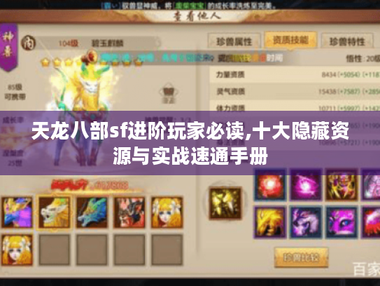 天龙八部sf进阶玩家必读,十大隐藏资源与实战速通手册 天龙八部sf进阶玩家必读,十大隐藏资源与实战速通手册