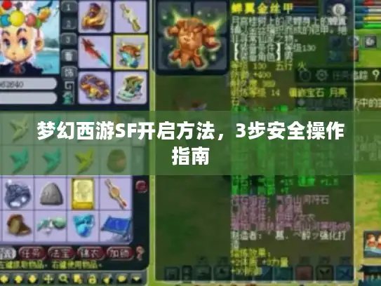 梦幻西游SF开启方法,3步安全操作指南 梦幻西游SF开启方法,3步安全操作指南