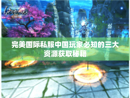 完美国际私服中国玩家必知的三大资源获取秘籍 完美国际私服中国玩家必知的三大资源获取秘籍