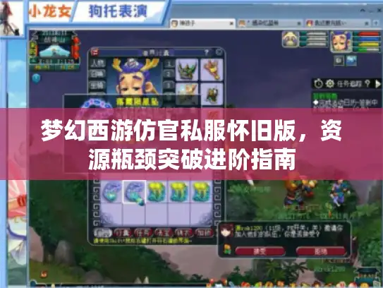梦幻西游仿官私服怀旧版，资源瓶颈突破进阶指南