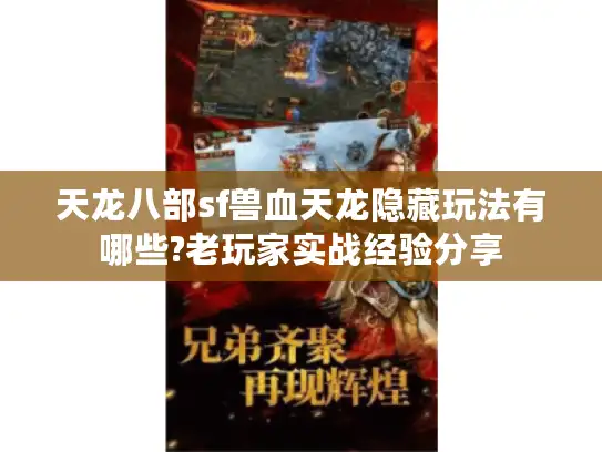 天龙八部sf兽血天龙隐藏玩法有哪些?老玩家实战经验分享