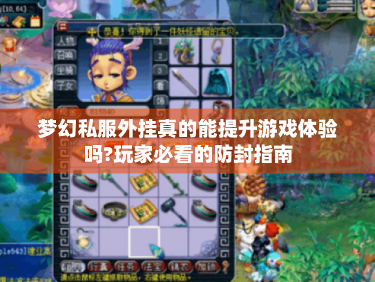梦幻私服外挂真的能提升游戏体验吗?玩家必看的防封指南 梦幻私服外挂真的能提升游戏体验吗?玩家必看的防封指南