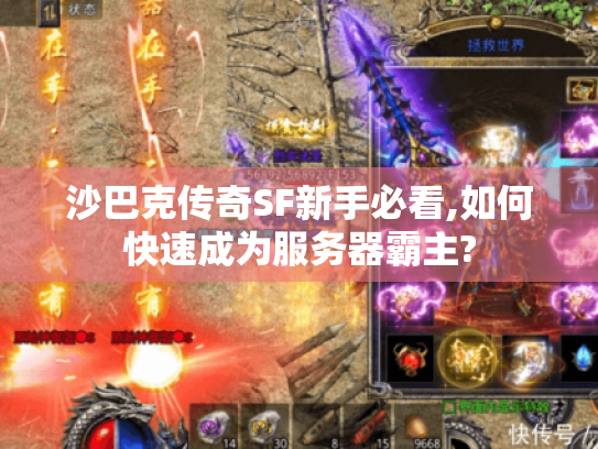 沙巴克传奇SF新手必看,如何快速成为服务器霸主?