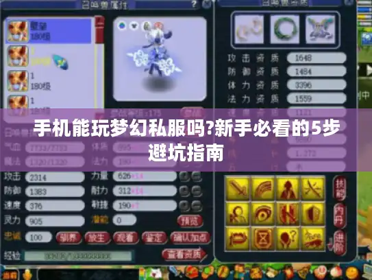 手机能玩梦幻私服吗?新手必看的5步避坑指南 手机能玩梦幻私服吗?新手必看的5步避坑指南