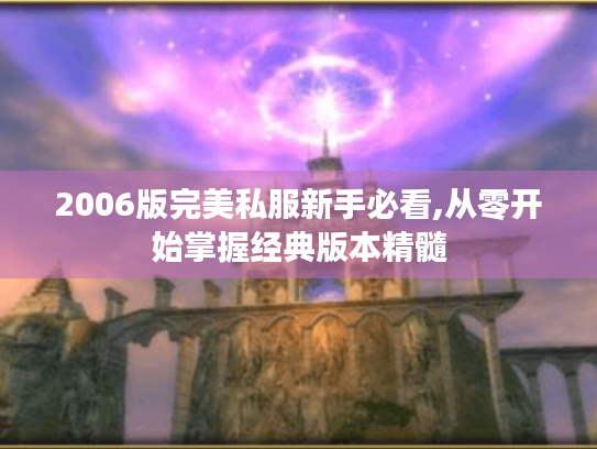 2006版完美私服新手必看,从零开始掌握经典版本精髓 2006版完美私服新手必看,从零开始掌握经典版本精髓