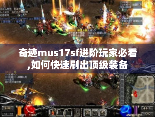 奇迹mus17sf进阶玩家必看,如何快速刷出顶级装备 奇迹mus17sf进阶玩家必看,如何快速刷出顶级装备