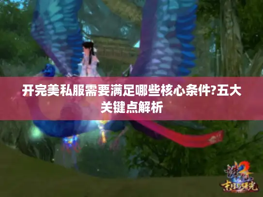 开完美私服需要满足哪些核心条件?五大关键点解析