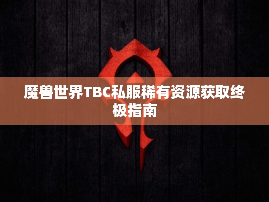 魔兽世界TBC私服稀有资源获取终极指南