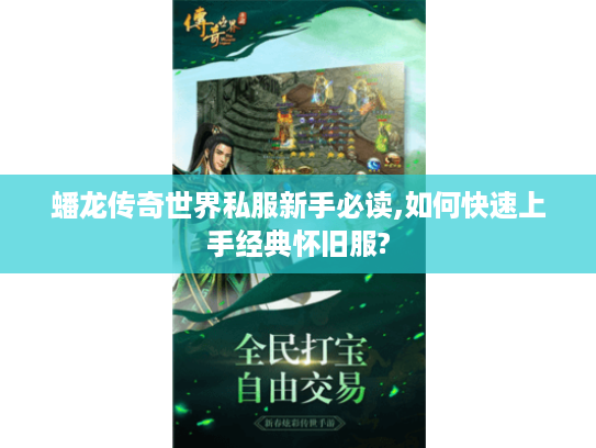 蟠龙传奇世界私服新手必读,如何快速上手经典怀旧服?
