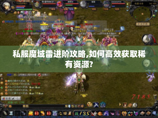 私服魔域雷进阶攻略,如何高效获取稀有资源? 私服魔域雷进阶攻略,如何高效获取稀有资源?