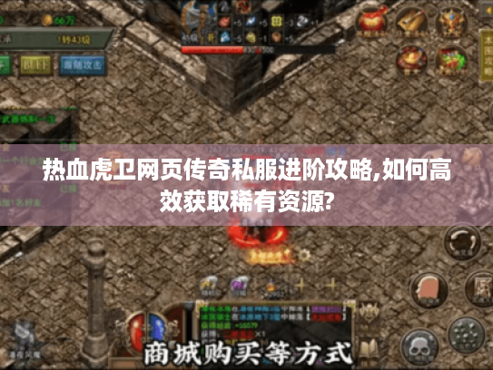 热血虎卫网页传奇私服进阶攻略,如何高效获取稀有资源? 热血虎卫网页传奇私服进阶攻略,如何高效获取稀有资源?