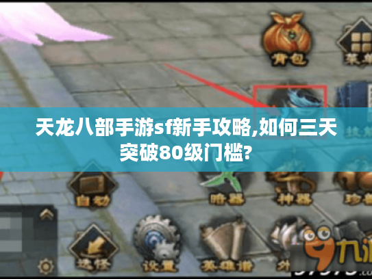 天龙八部手游sf新手攻略,如何三天突破80级门槛?