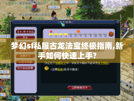 梦幻sf私服古龙法宝终极指南,新手如何快速上手? 梦幻sf私服古龙法宝终极指南,新手如何快速上手?