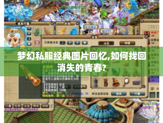梦幻私服经典图片回忆,如何找回消失的青春? 梦幻私服经典图片回忆,如何找回消失的青春?