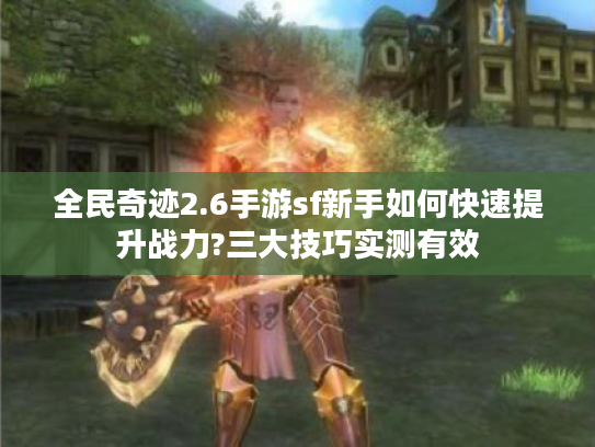 全民奇迹2.6手游sf新手如何快速提升战力?三大技巧实测有效 全民奇迹2.6手游sf新手如何快速提升战力?三大技巧实测有效