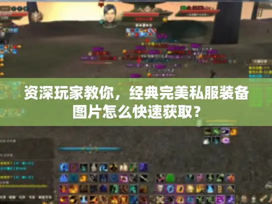资深玩家教你，经典完美私服装备图片怎么快速获取？