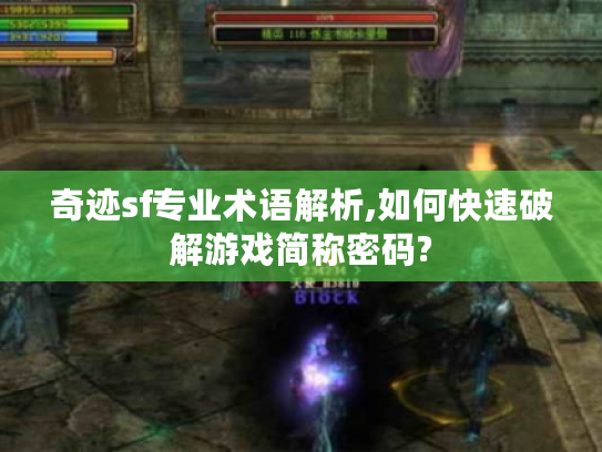 奇迹sf专业术语解析,如何快速破解游戏简称密码?