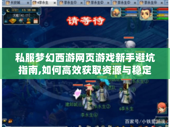 私服梦幻西游网页游戏新手避坑指南,如何高效获取资源与稳定服务器?