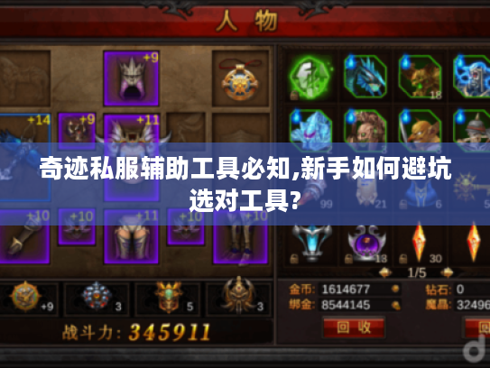 奇迹私服辅助工具必知,新手如何避坑选对工具? 奇迹私服辅助工具必知,新手如何避坑选对工具?