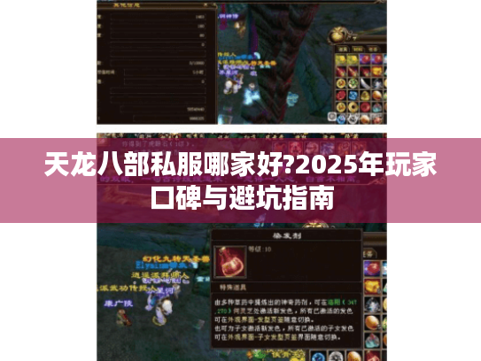 天龙八部私服哪家好?2025年玩家口碑与避坑指南 天龙八部私服哪家好?2025年玩家口碑与避坑指南