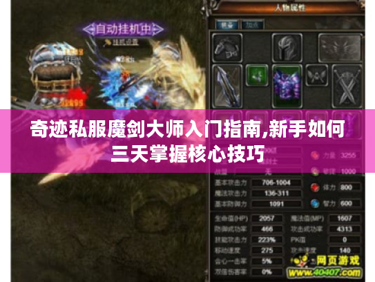 奇迹私服魔剑大师入门指南,新手如何三天掌握核心技巧