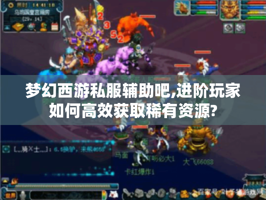 梦幻西游私服辅助吧,进阶玩家如何高效获取稀有资源?