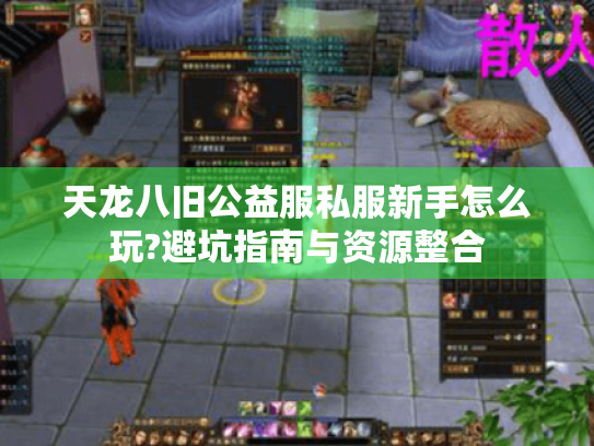 天龙八旧公益服私服新手怎么玩?避坑指南与资源整合