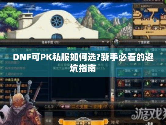 DNF可PK私服如何选?新手必看的避坑指南