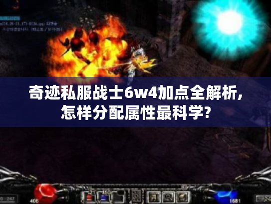 奇迹私服战士6w4加点全解析,怎样分配属性最科学?
