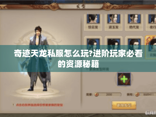 奇迹天龙私服怎么玩?进阶玩家必看的资源秘籍