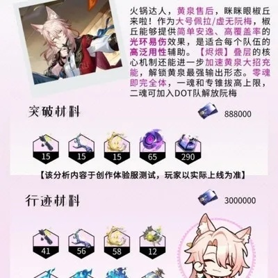 崩坏星穹铁道椒丘培养攻略，快速提升！