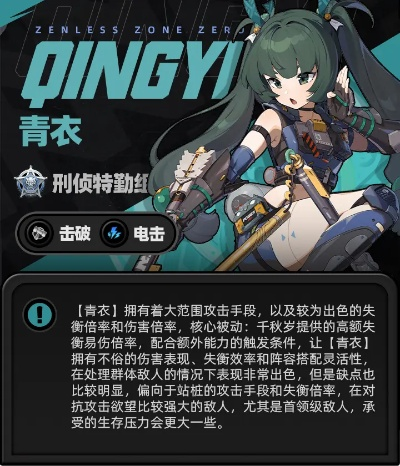 《绝区零》青衣养成材料盘点!快速提升攻略 《绝区零》青衣养成材料盘点!快速提升攻略