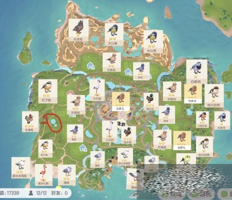 心动小镇灰蓝山雀位置揭秘