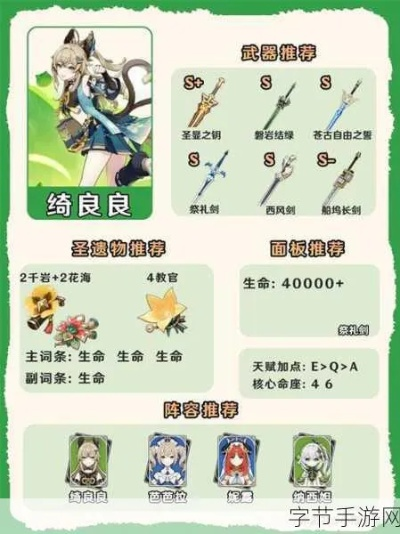 原神绮良良配队攻略,打造强力队伍! 原神绮良良配队攻略,打造强力队伍!