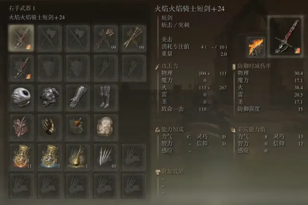 艾尔登法环DLC火焰骑士剑配装攻略! 艾尔登法环DLC火焰骑士剑配装攻略!