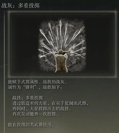 艾尔登法环DLC多重投掷战灰获取攻略